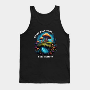 Where Mushrooms Meet Freedom Tank Top